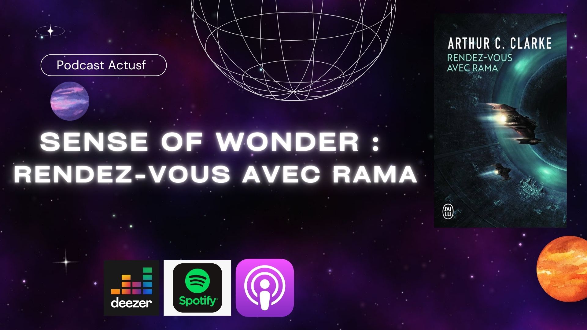 Sense of Wonder : Rendez-vous avec Rama d'Arthur C.Clarke (Prix Hugo 1974)